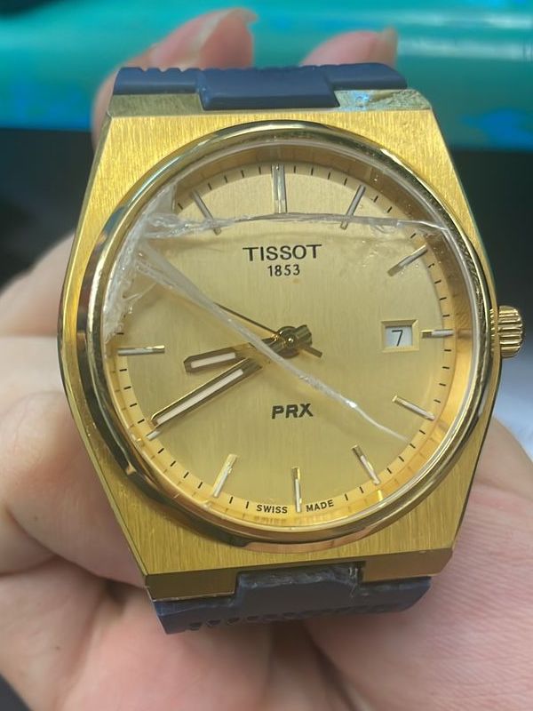 Tissot PRX 35mm Gold Quartz T137.210.33.021.00